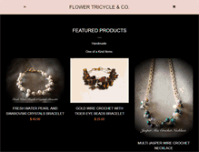 Tablet Screenshot of flowertricycle.com